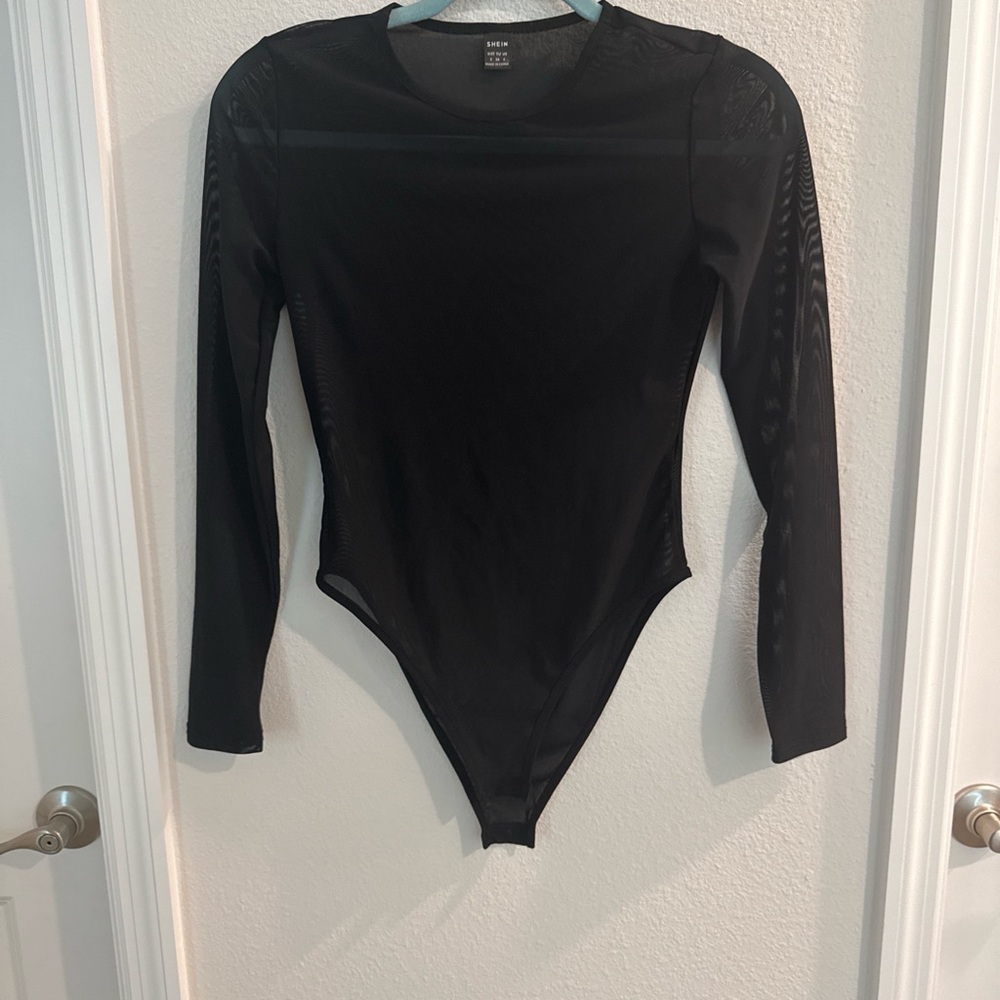 Black Long Sleeve Bodysuit
